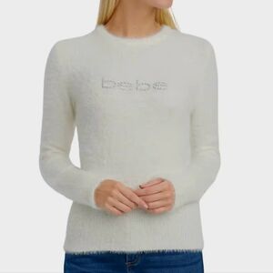 Bebe Fuzzy Knit Sweater